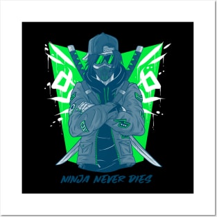 NINJA NEVER DIES Posters and Art